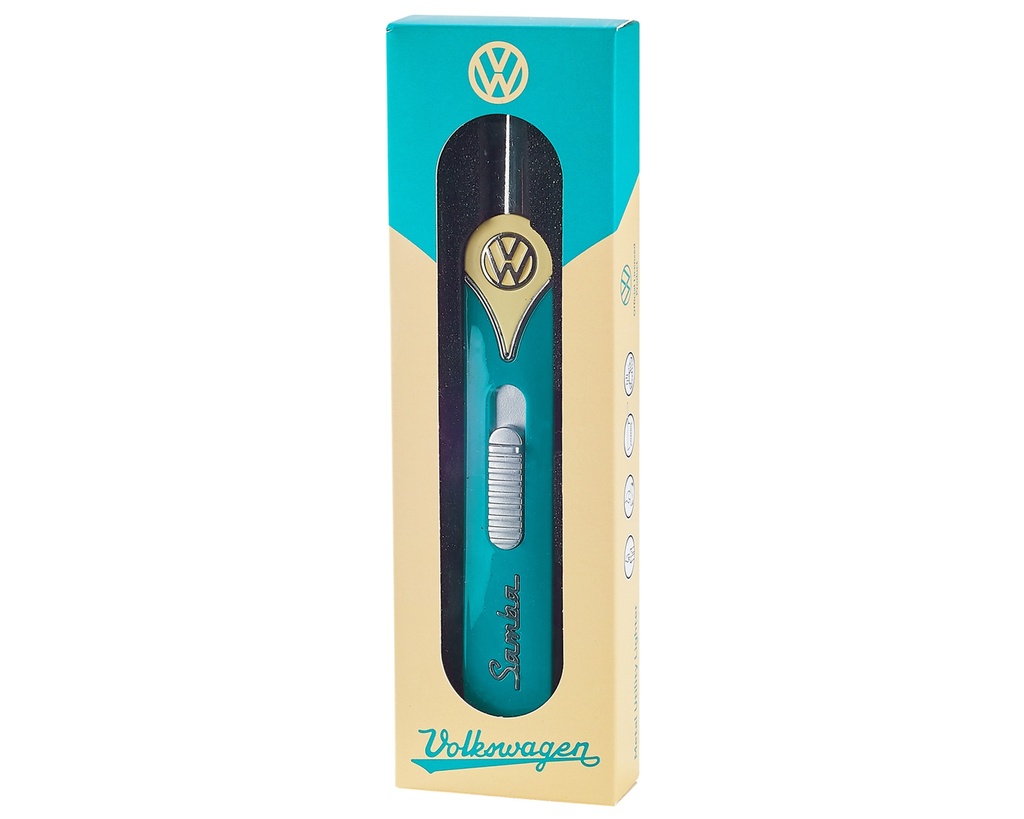 Briquet Bougie VW Metal Utility Bleu