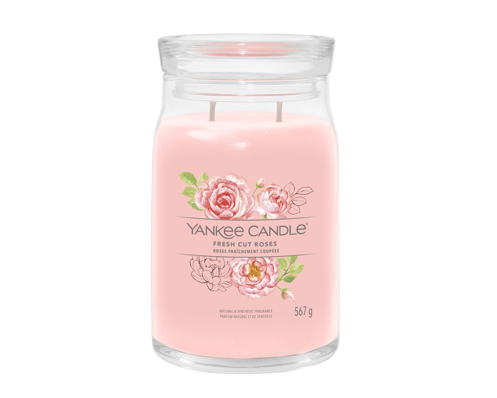 YC Fresh Cut Roses Signature Large Jar