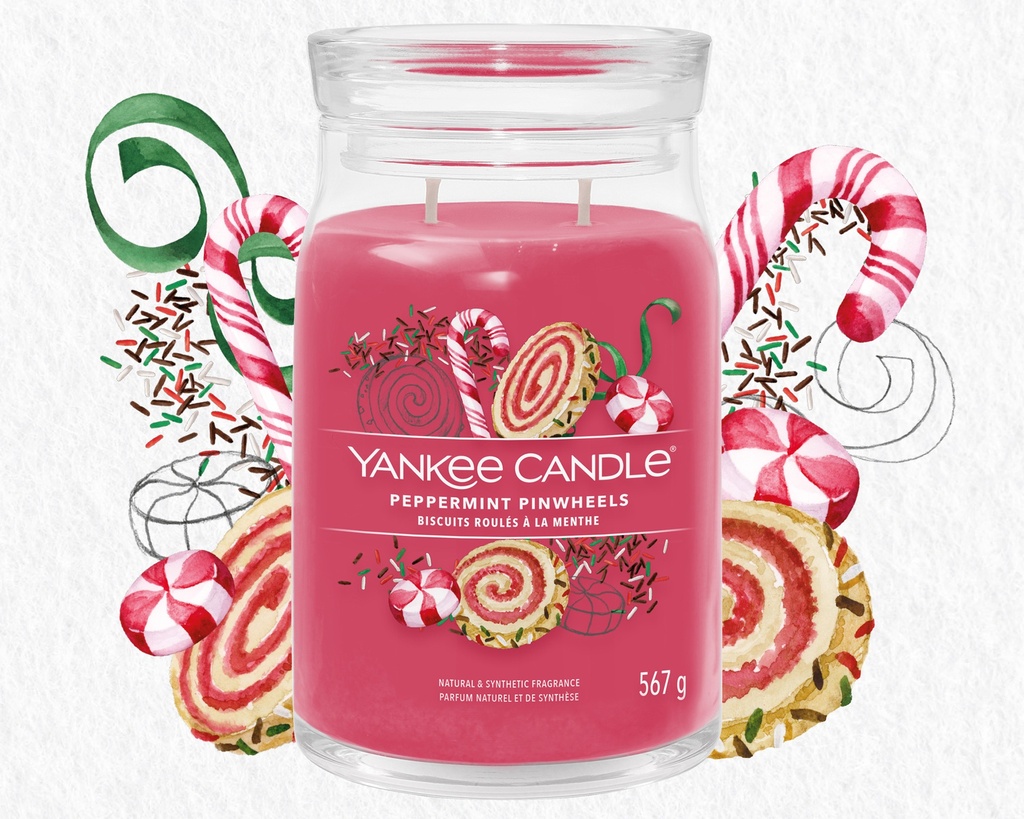 YC Peppermint Pinwheels Signature Large Jar