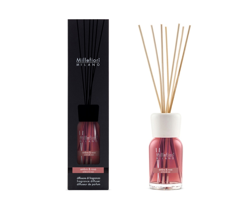 MM Milano Reed Diffuser 100ml Ambra & Rosa