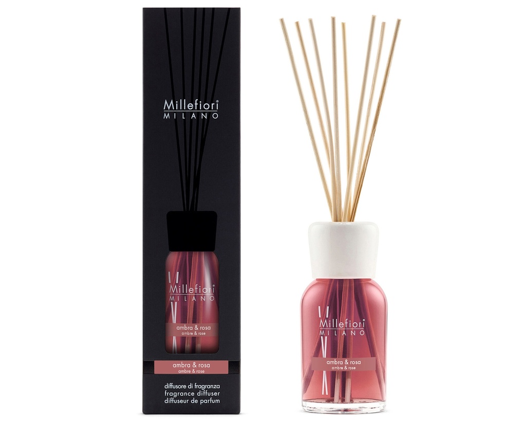 MM Milano Reed Diffuser 250ml Ambra & Rosa