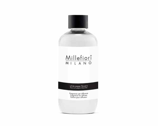 [7REMWF] MM Milano Refill 250ml White Paper Flowers