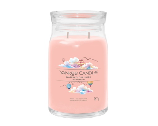 [1734816E] YC Watercolour Skies Signature Large Jar